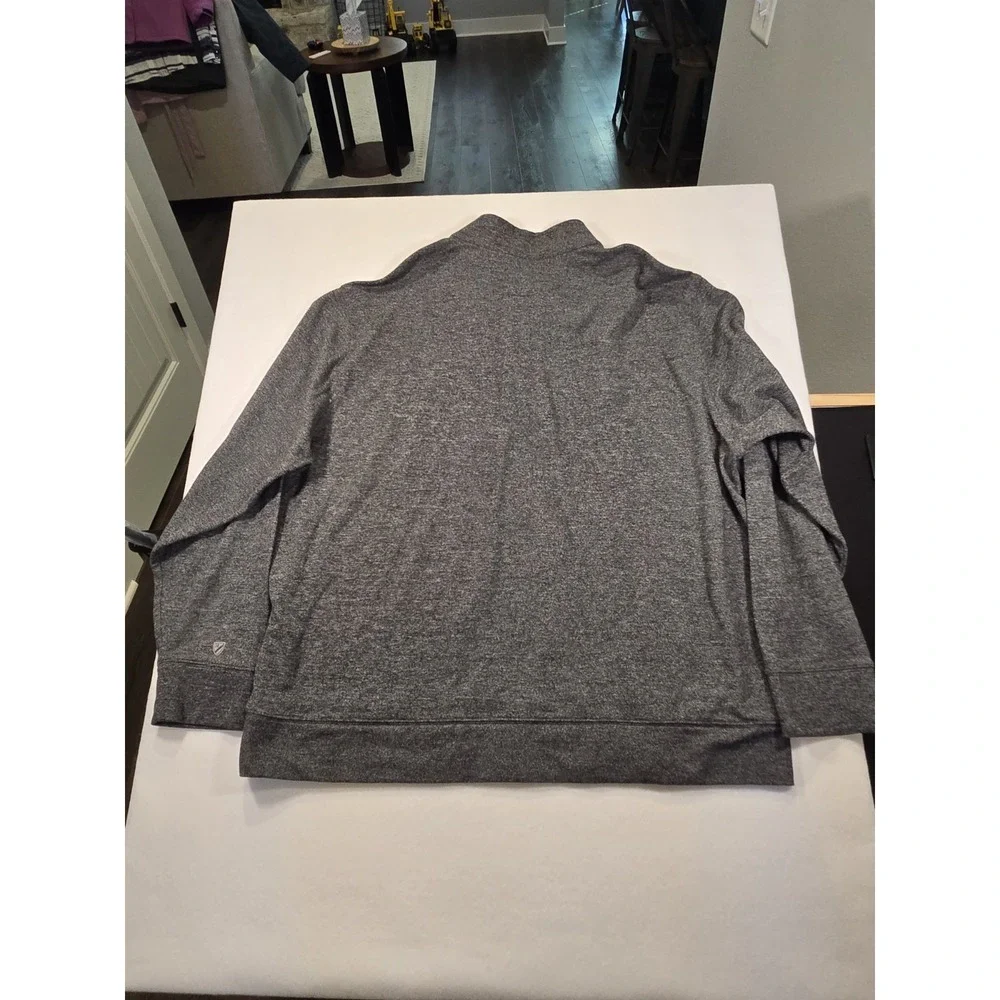 Cremieux Classics XXL‎ Quarter Zip Sweater Dark Gray Business Casual Preppy